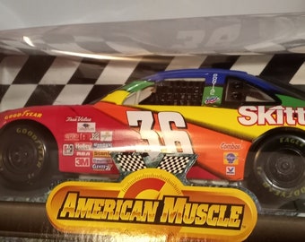 Vintage 1997 ERTL NASCAR Skittles #36 Pontiac Grand Prix Diecast