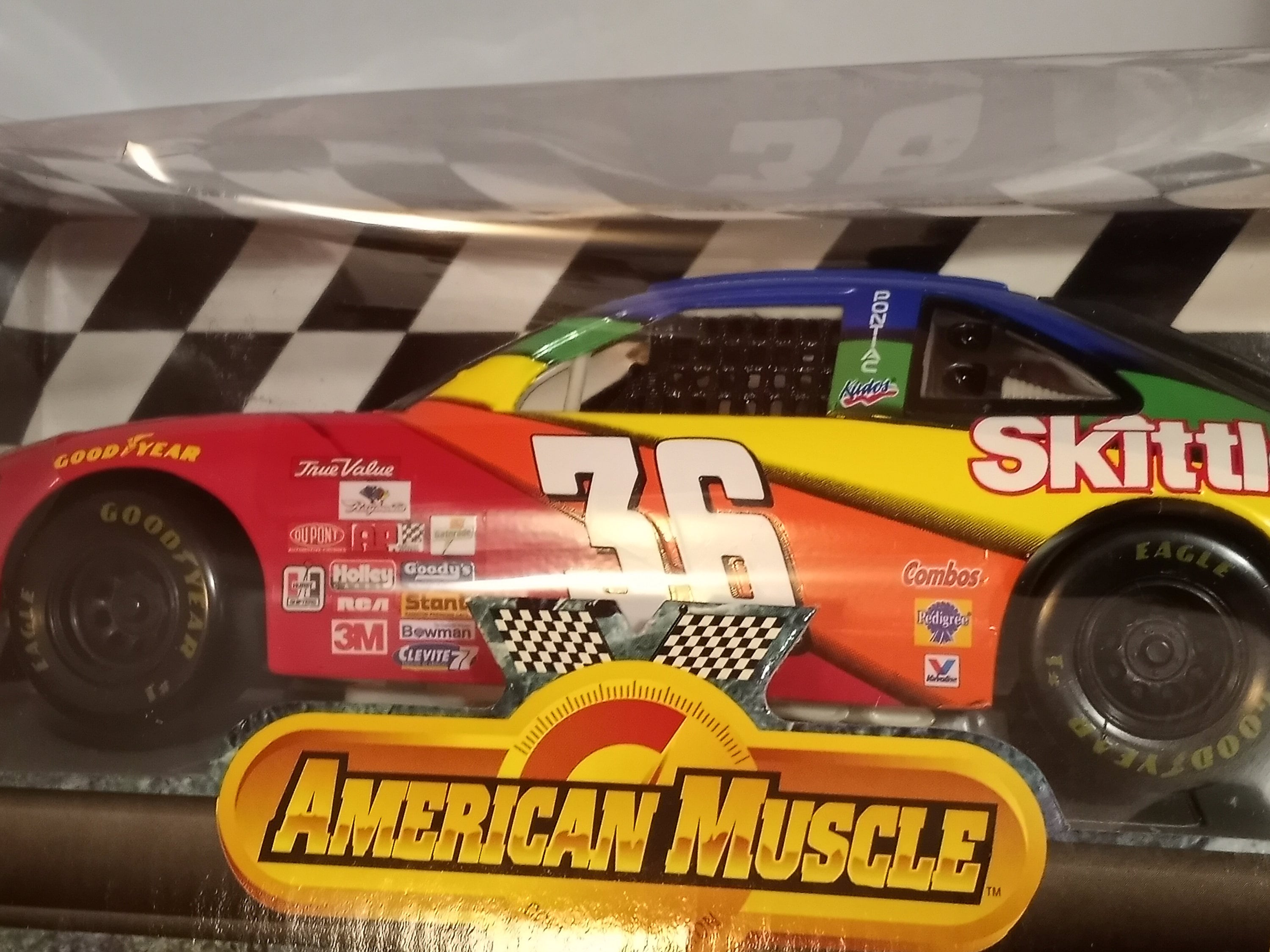 Vintage 1997 ERTL NASCAR Skittles #36 Pontiac Grand Prix Diecast
