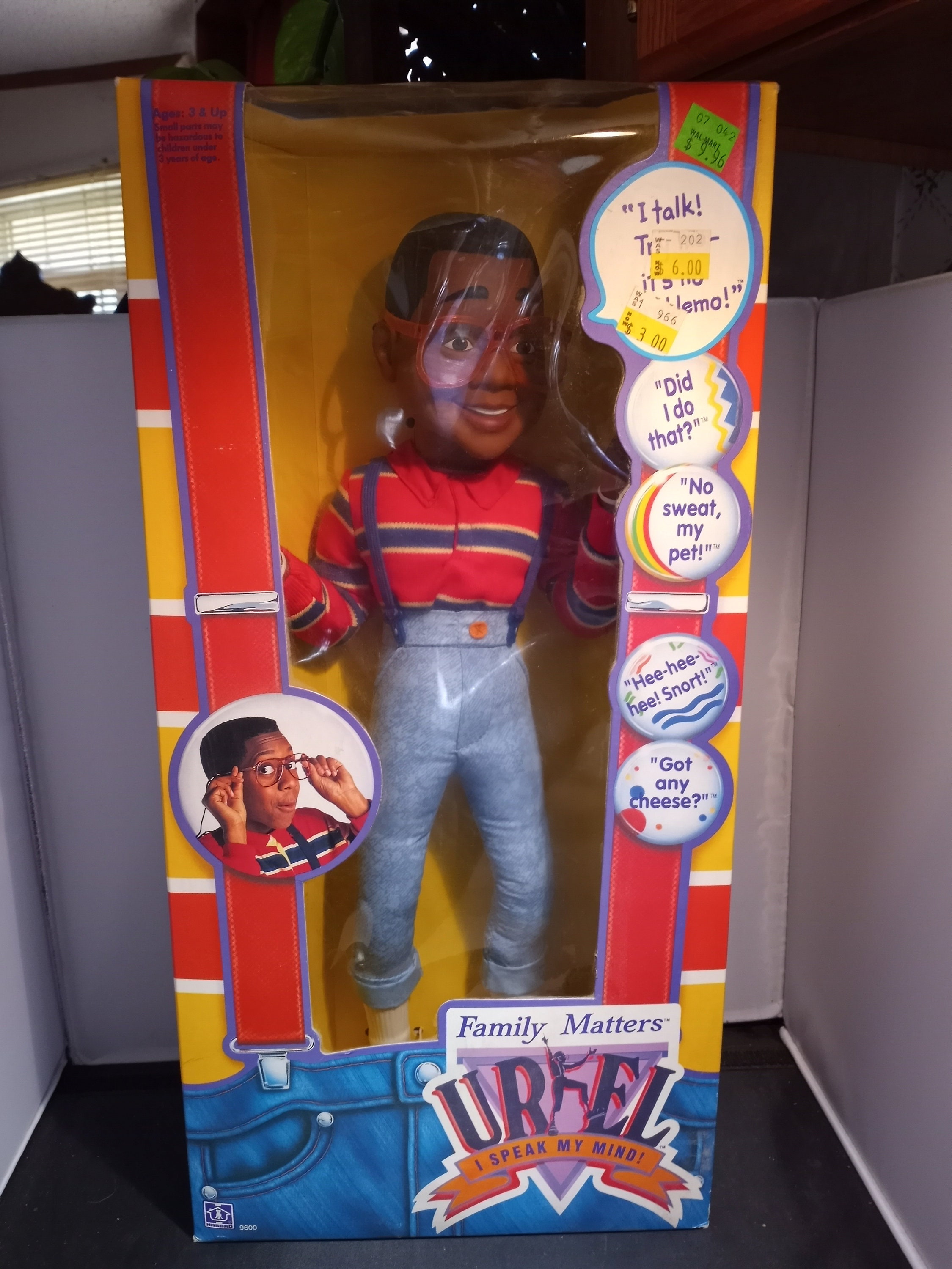 Vintage 1991 Family Matters Steve Urkel 17