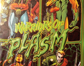 Vintage 1993 Werksversiegelte Krieger von Plasm Special Edition Tin Sets Sammlerkarten