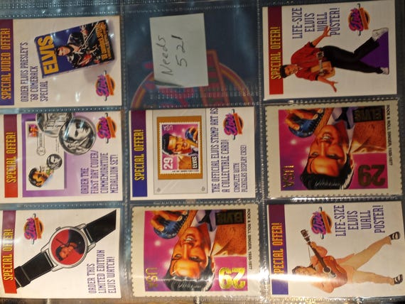 1993 and 1978 Elvis Collection Cards 100's of Cards See Photos