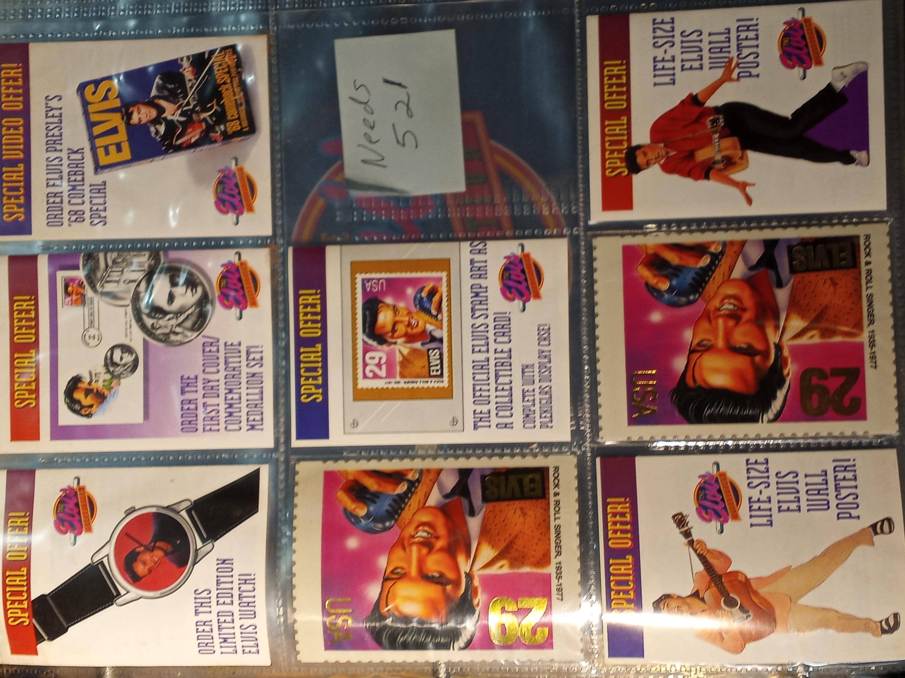 1993 and 1978 Elvis Collection Cards 100's of Cards See Photos