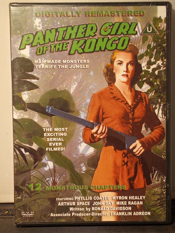 Panther Girl of the Kongo DVD 12 Monstrous Chapters Phyllis Coates