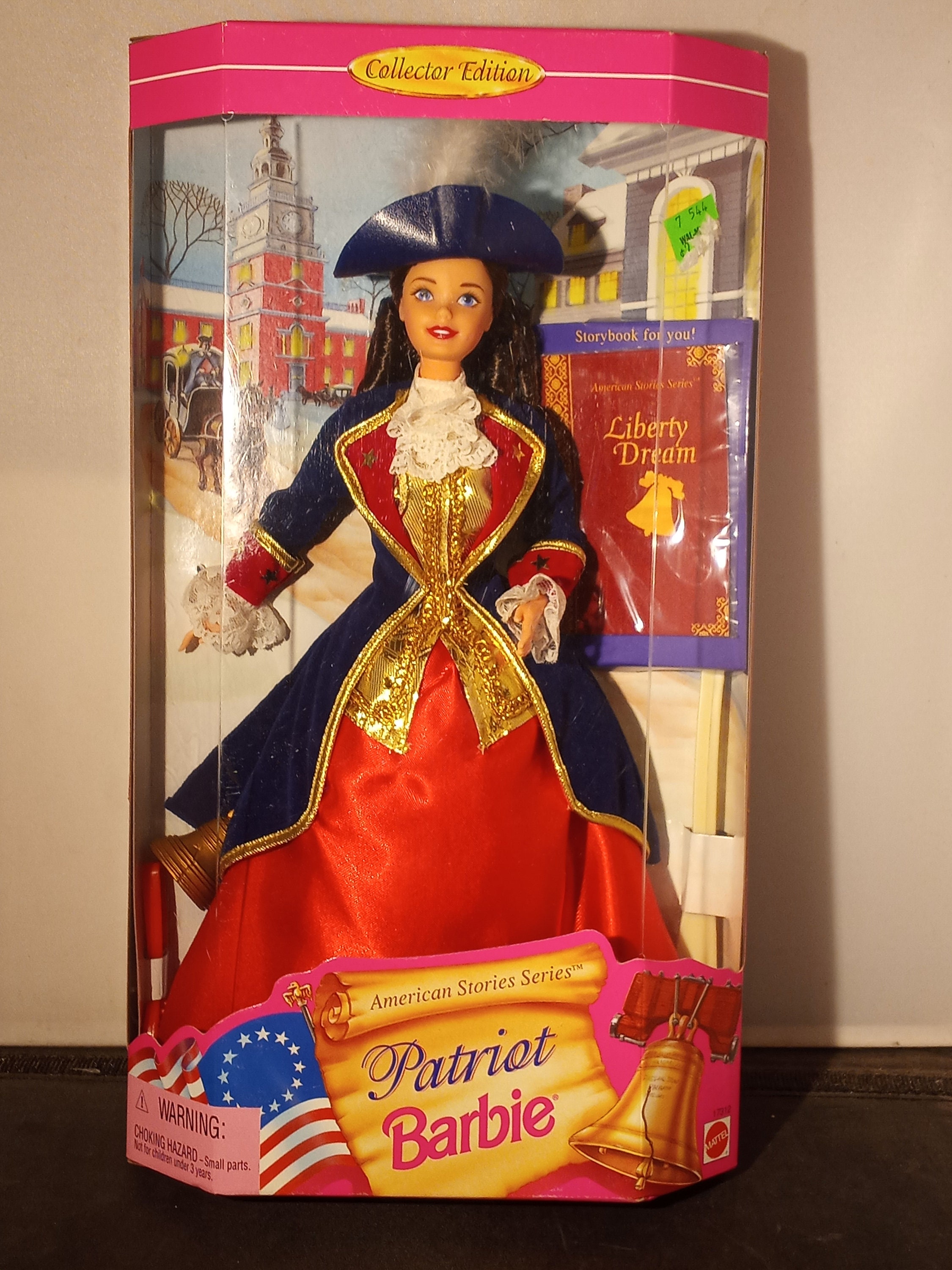 Vintage 1996 American Stories Series Patriot Barbie Doll Collector