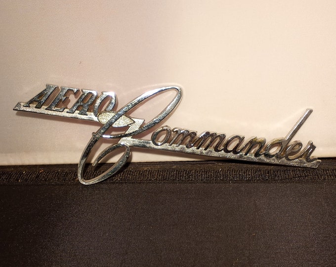Vintage 60's Aero Commander Aircraft Emblem Badge - Etsy