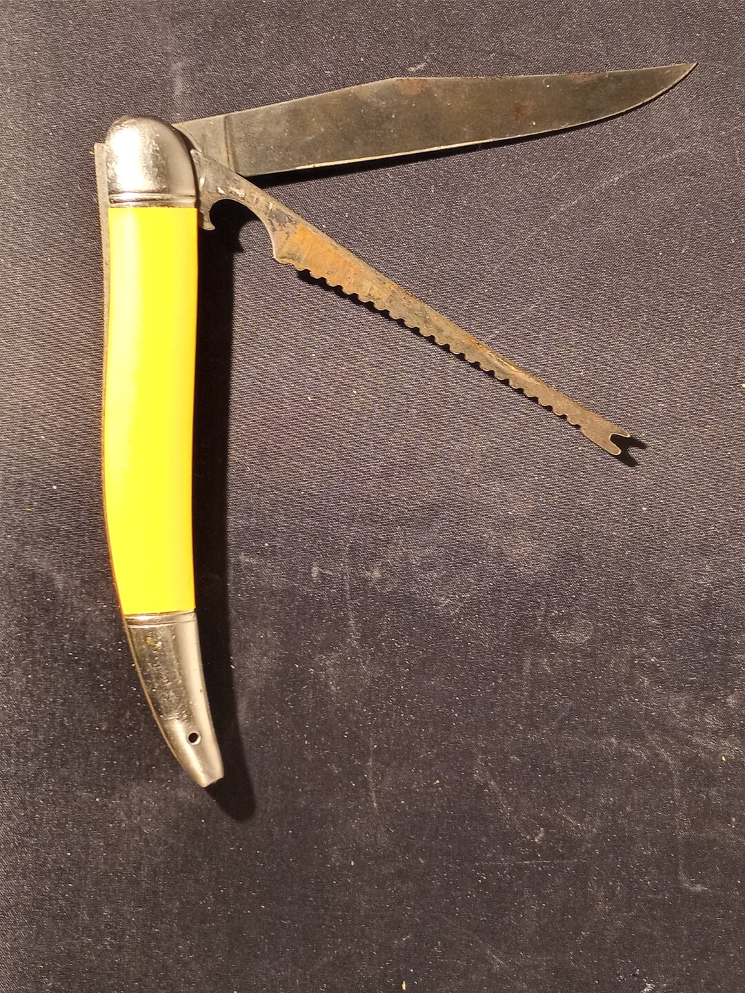 Vintage Sabre Made in Ireland Fish Knife 2 Blade Folding Knife Etsy