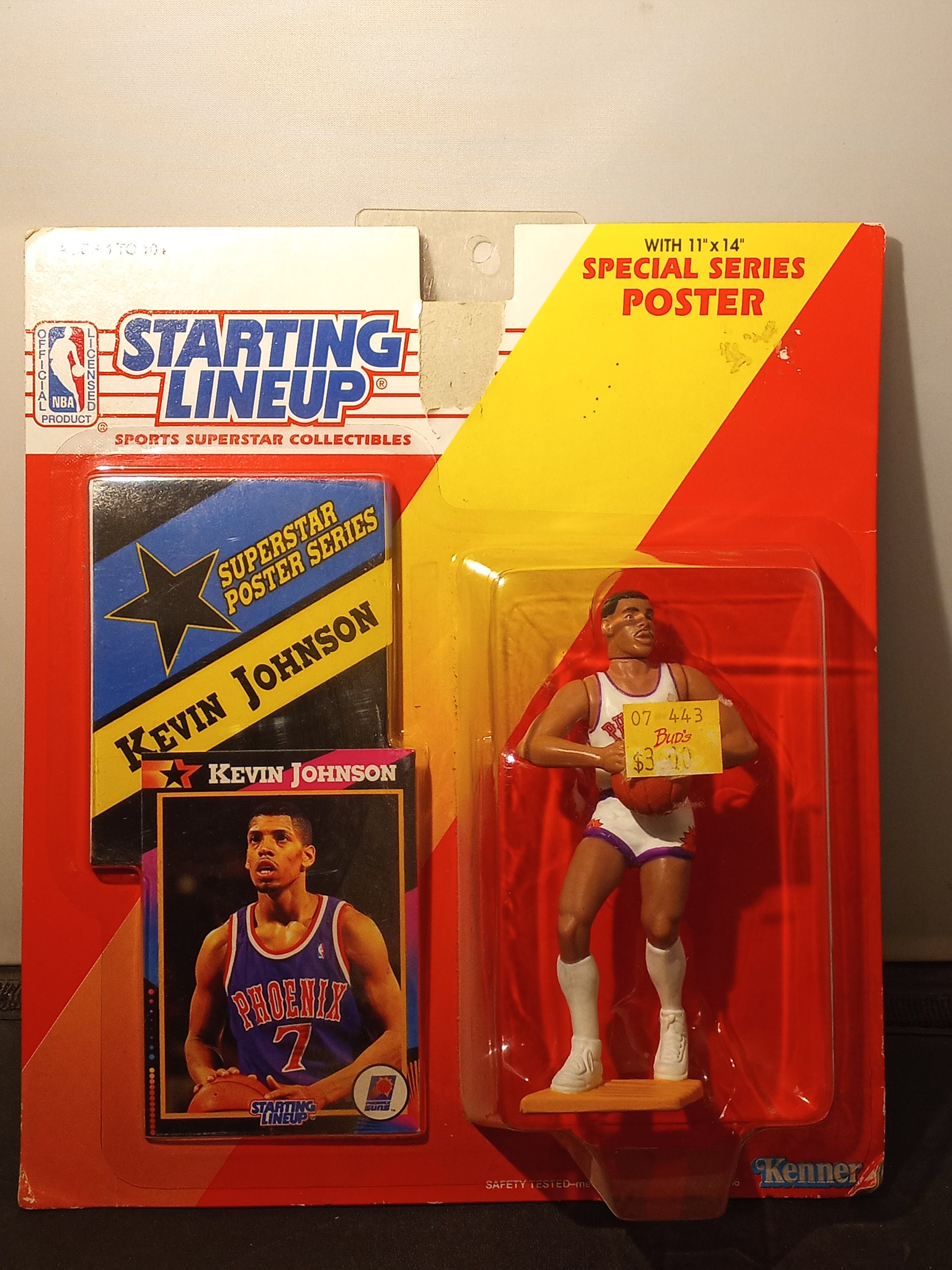 Vintage 1992 Starting Lineup NBA Kevin Johnson Action Figure With