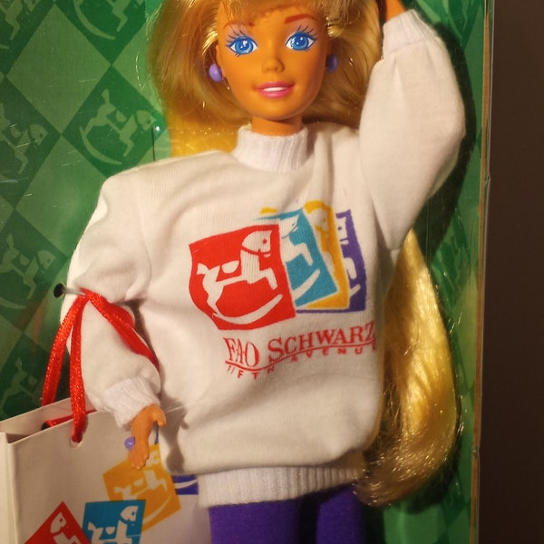 Vintage 1994 Shopping Spree Barbie FAO Schwarz Souvenir Edition Mattel #12749 NIB NRFB