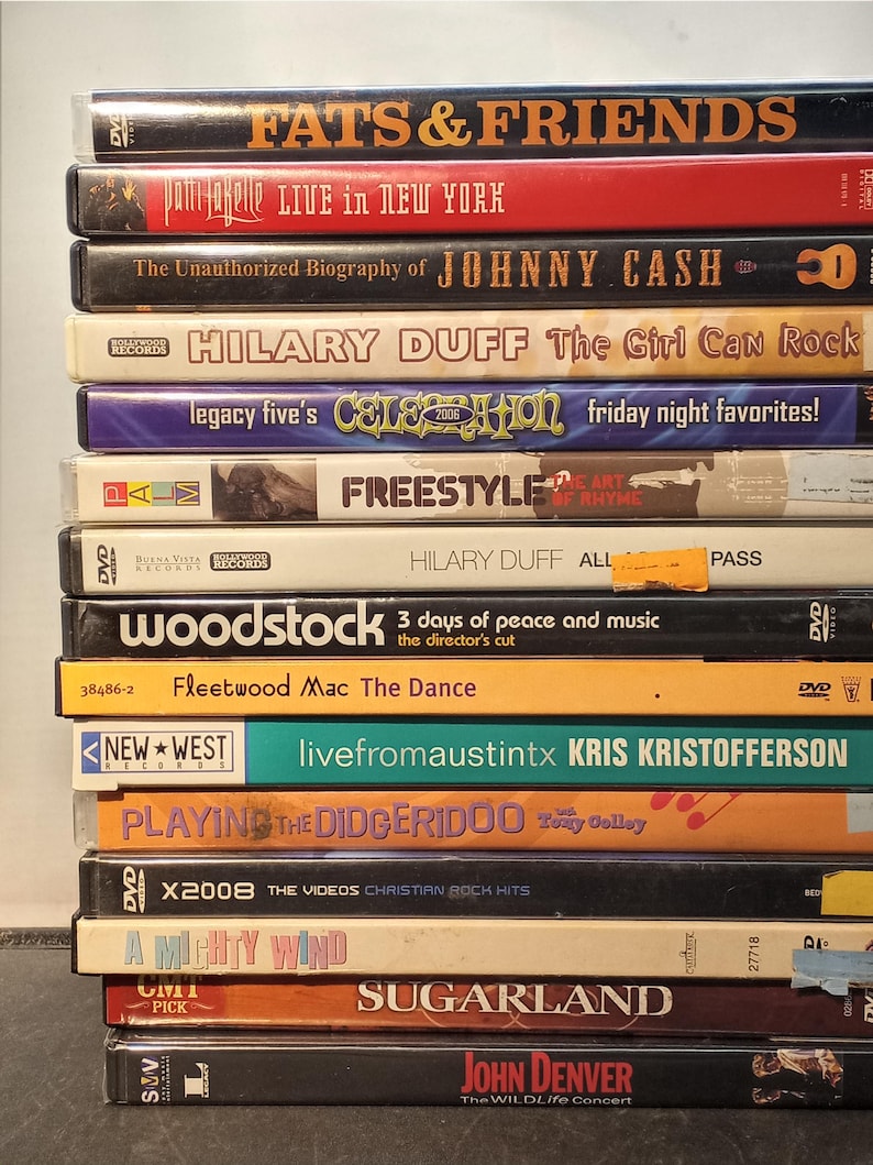 Dvd Text Choose Your Own Dvd Music - Etsy