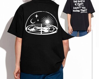 Flat Earth Shirt - Etsy