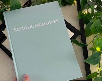 PREORDER | School Memory Keepsake Journal | Primary School Memory Book | First Day Of School Gift | School Photo Album | Back To School Gift