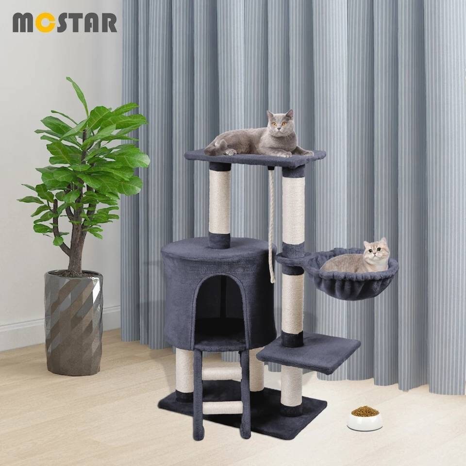 Arbre A Chats , Cats Tree Animaux Domestiques, Scratching Toy Cats, Paniers Chats