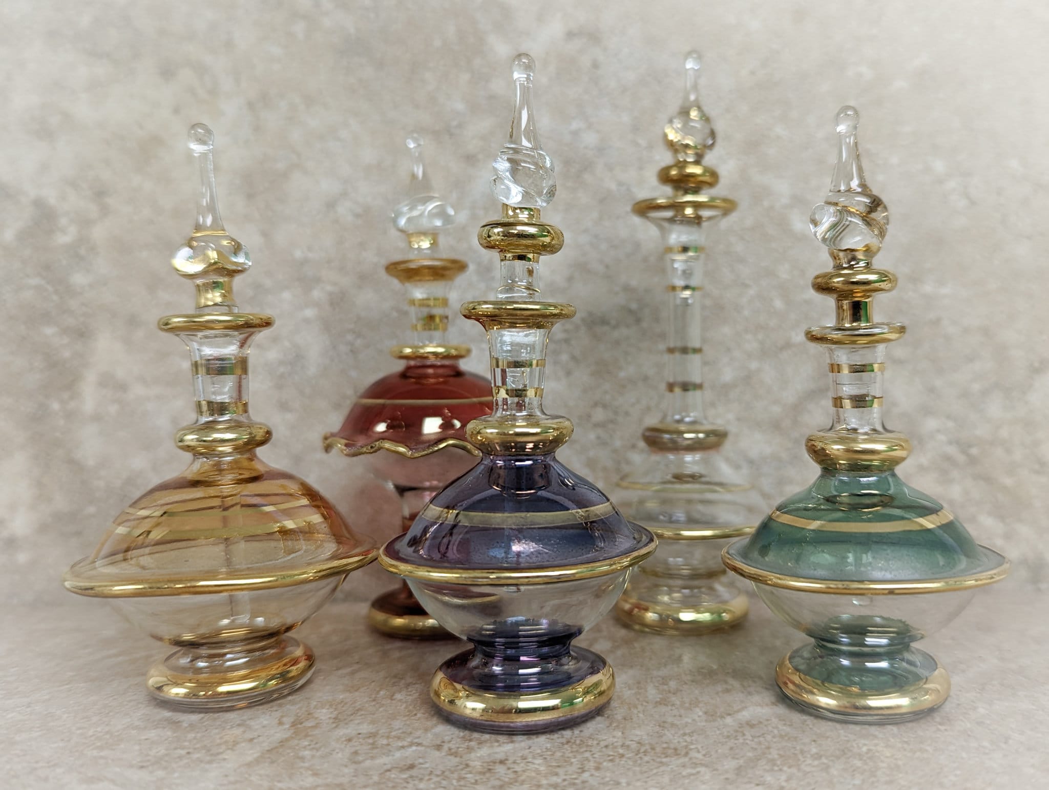 Sands of Egypt, Set of Two Egyptian Perfume Bottles Etsy