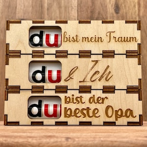Schokolade Schokoriegel Geschenkverpackung mit persönlichem Text für Valentinstag Hochzeit Ostern Dankeschön