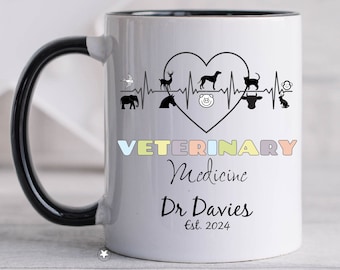 Anpassad veterinärpresent, Vet Tech-present, Vet Tech, Vet Med, Veterinärmedicinmugg, Vet Tech-gåvor, examenspresent, Veterinärvetenskap.