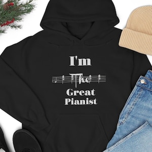 Piano Hoodie, Piano Teacher Gift, Pianist Gift, Piano Player, Funny Pianist Gift, Piano Lovers Gift, Piano Hoodie Gift, Piano Unisex Hoodie.