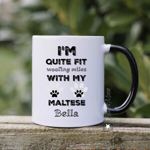 Maltese Coffee Mug, Custom Maltese Mug, Maltese Dog Mom-Dad, Maltese Gift Owner-Lover Maltese Girl-Women-Men, Funny Maltese Mug, Maltese Dog