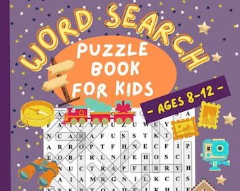 Word Search Puzzle Book for Kids ages 8-12
