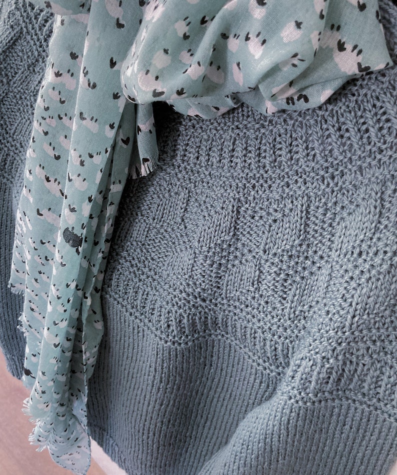 Sweater SEVEN PDF Digital Download Seamless Bottom up Circular Knitting