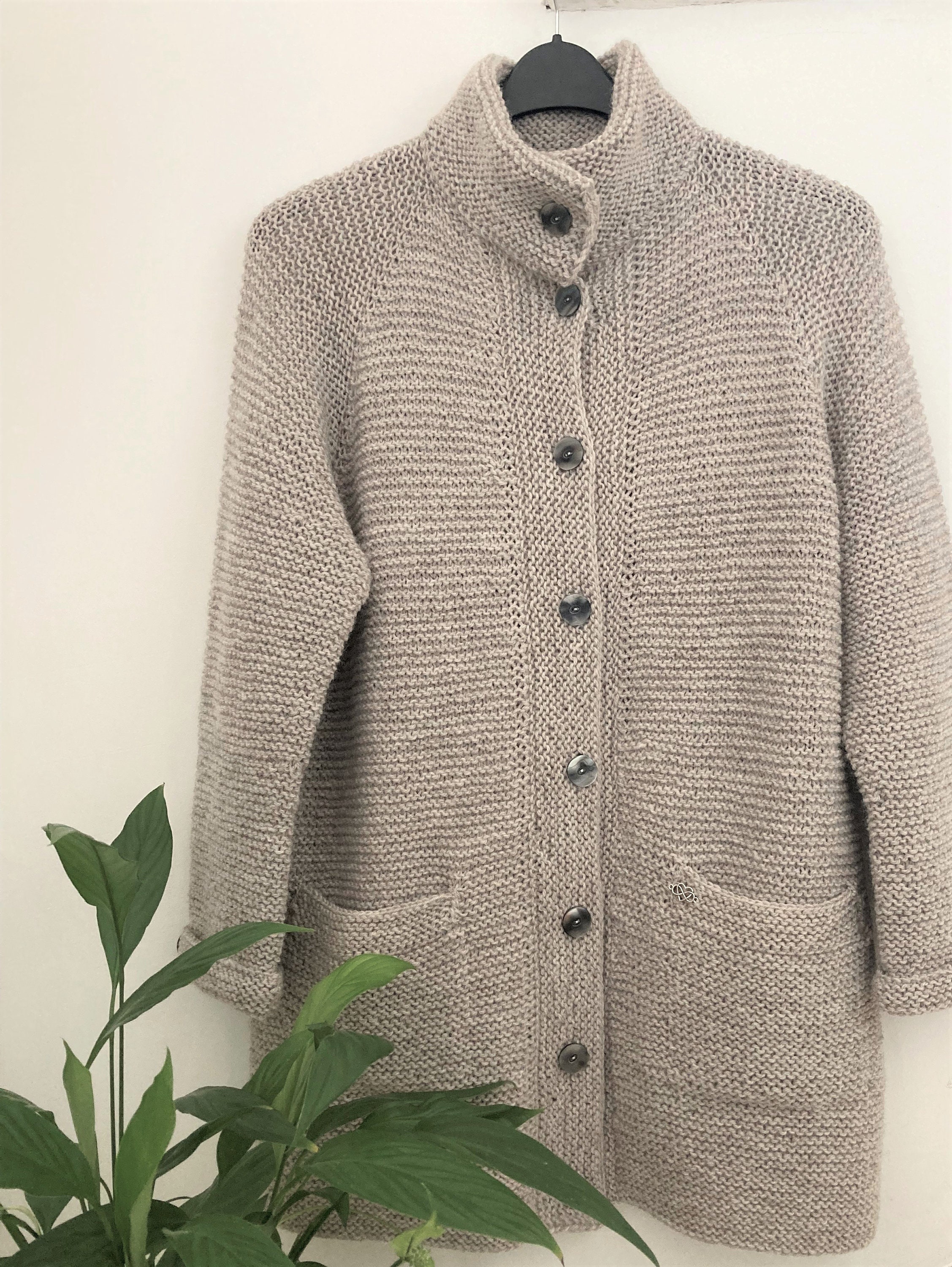 Coat ONE PDF Download Knitting Pattern Relaxed Oversized - Etsy