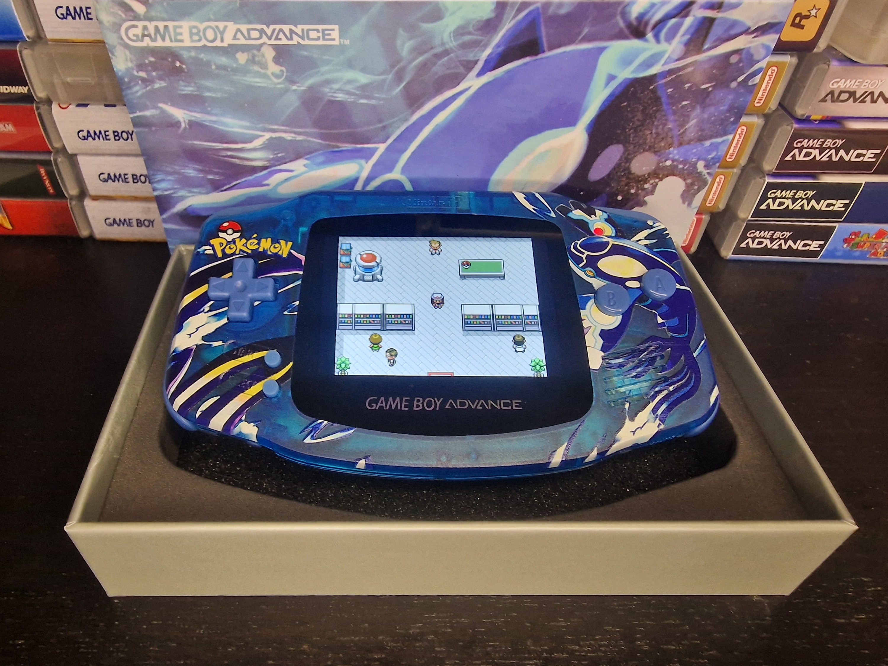 Umbreon and Espeon Custom Nintendo Gameboy Advance Shell 