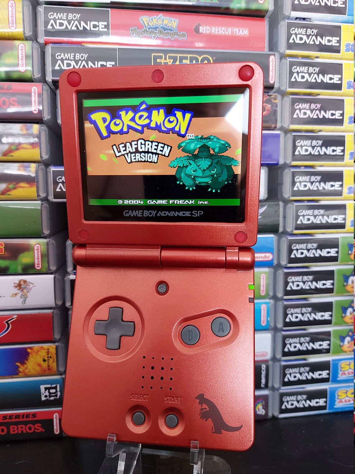 Nintendo Gameboy Advance Sp Gba Groudon Ips V2 Etsy