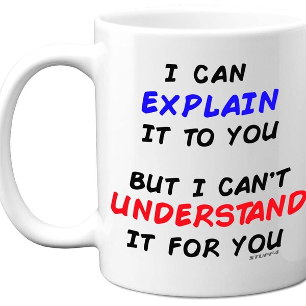Ceramic I Can Explain It To You Etsy