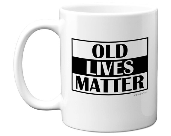 Oldi Mug 50th 60th 70th 80th Birthday Gifts for Women Grandma Grandad Men Happy Birthday Present Mum Nan Dad Oldi Lives Matter Gift