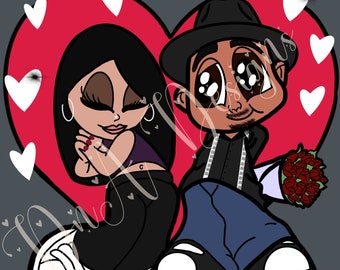 Caricatura pareja - Etsy México Caricatura pareja - Etsy México