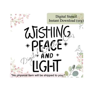 Hanukkah cookie stencil Digital instant download SVG file Personal use only.