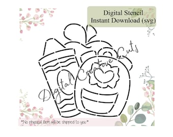 Back to school PYO cookie stencil Digital Instant download SVG cutting file Personal use only.