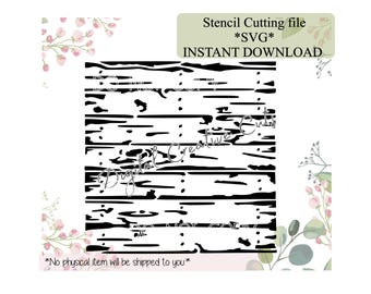 Wood plank pattern cookie stencil.