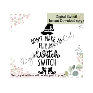 Halloween Hexe Worte Cookie Schablone Digital Instant Download SVG Datei Nur persönliche Nutzung.