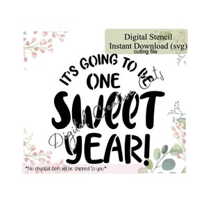 Sweet year back to school cookie stencil Digital instant download SVG cutting file Personal use only.