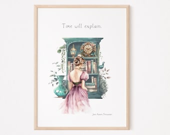 Impresión de Jane Austen: Persuasión: "El tiempo lo explicará" (Descarga digital)