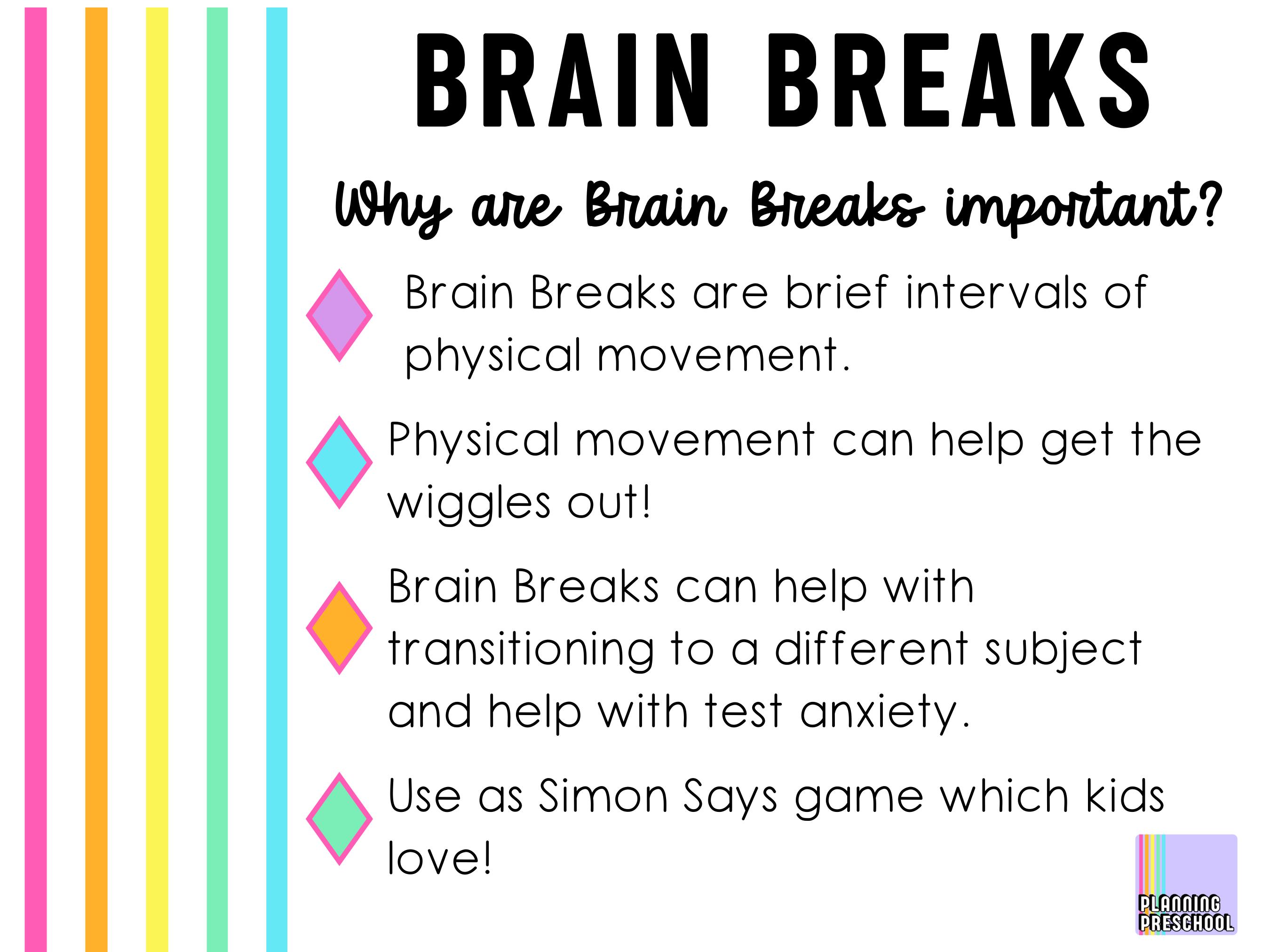 Valentine's Day Movement Cards | Brain Breaks | Kids Exercise | Simon ...