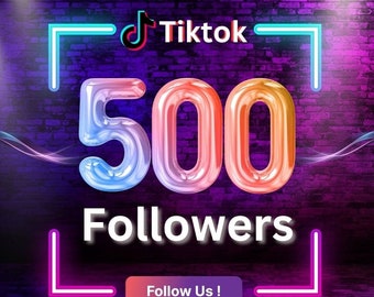 500 TikTok Followers, Fast Reliable Delivery, Buy TikTok Followers, Organic and Real Followers, Tiktok Followers 500,
