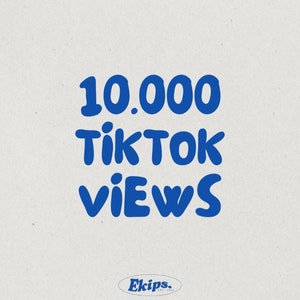 10.000 TikTok Views Lifetime Guarantee