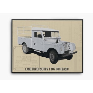 POSTER LAND ROVER Series I 107
