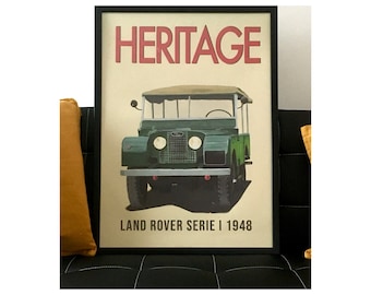 Land Rover Poster - Etsy