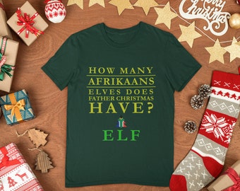 South African Afrikaans Christmas Elf T Shirt