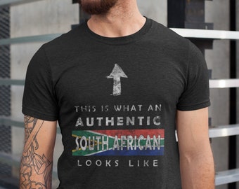 South African T-shirt What a Saffa looks like. Funny