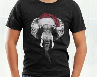 South African Big Five Elephant Christmas T Shirt Sweatshirt Jumper