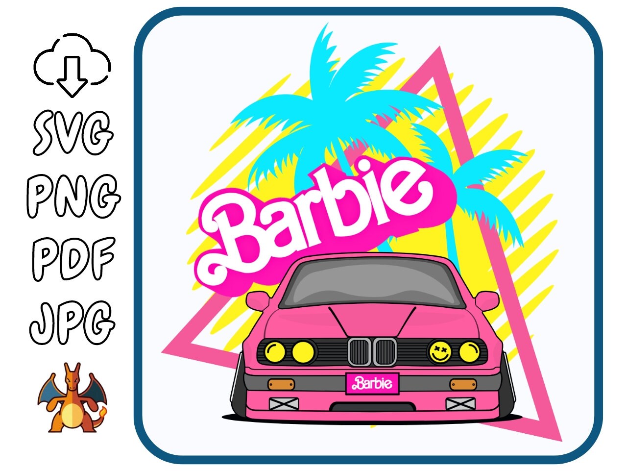 Barbie Logo Car