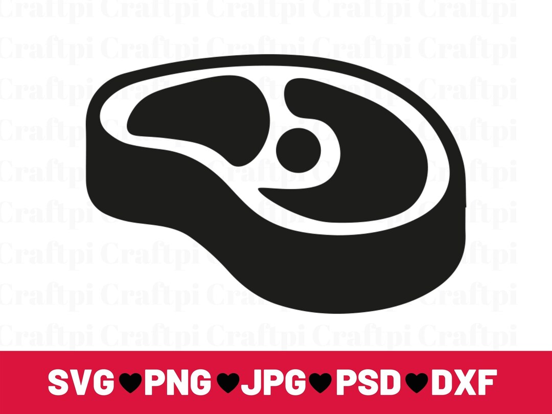 Steak SVG, Steak Cut Files for Cricut, Steak Meat Cut Files, Steak Meat