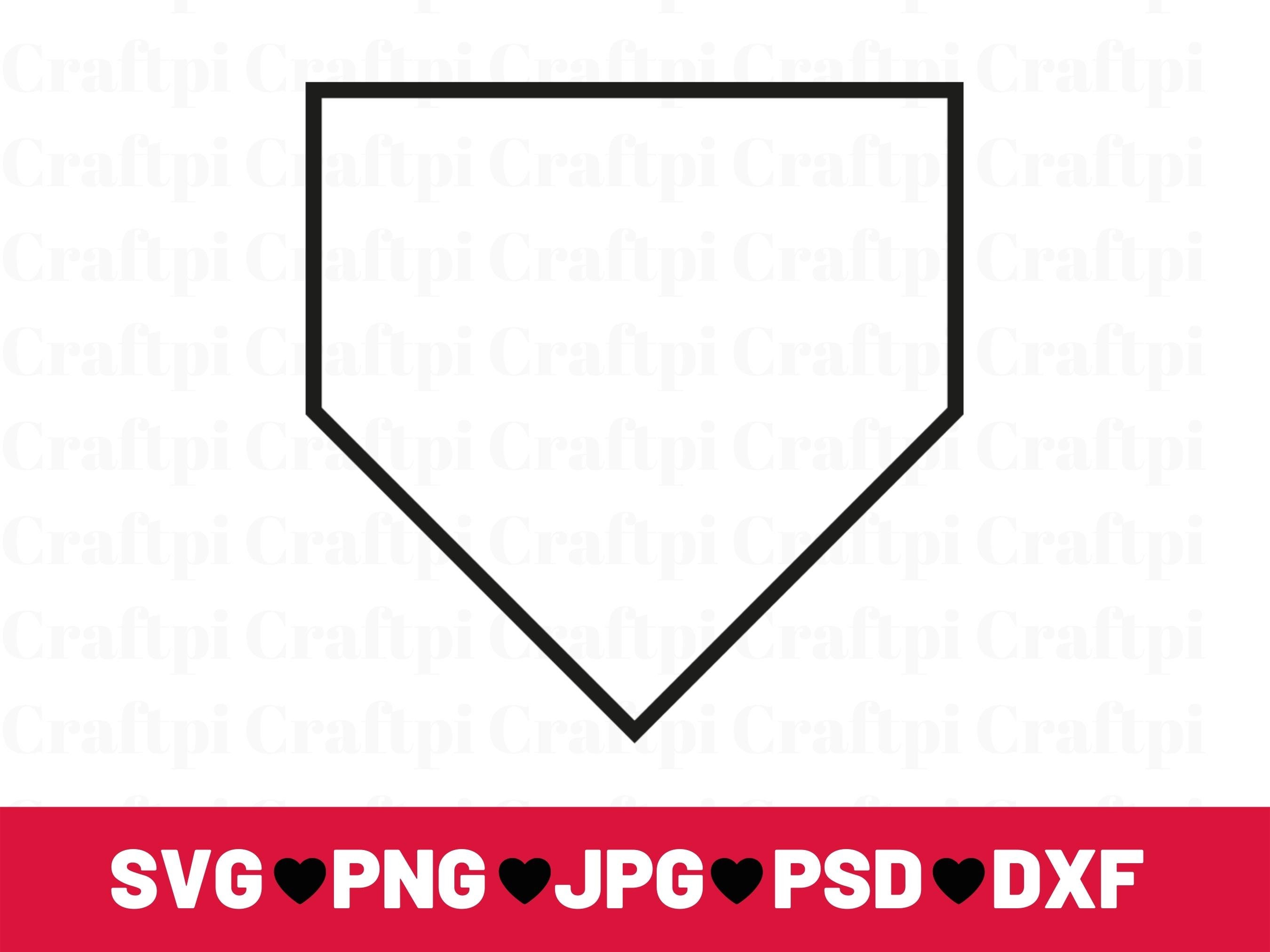 Home Plate SVG, Home Plate Cut Files for Cricut, Home Plate Outline SVG Home Plate SVG, Home Plate Cut Files for Cricut, Home Plate Outline SVG