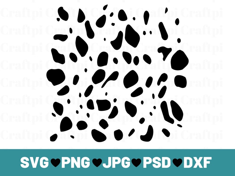 Dalmatian Spots SVG Dalmatian Pattern SVG Dalmatian Spots - Etsy