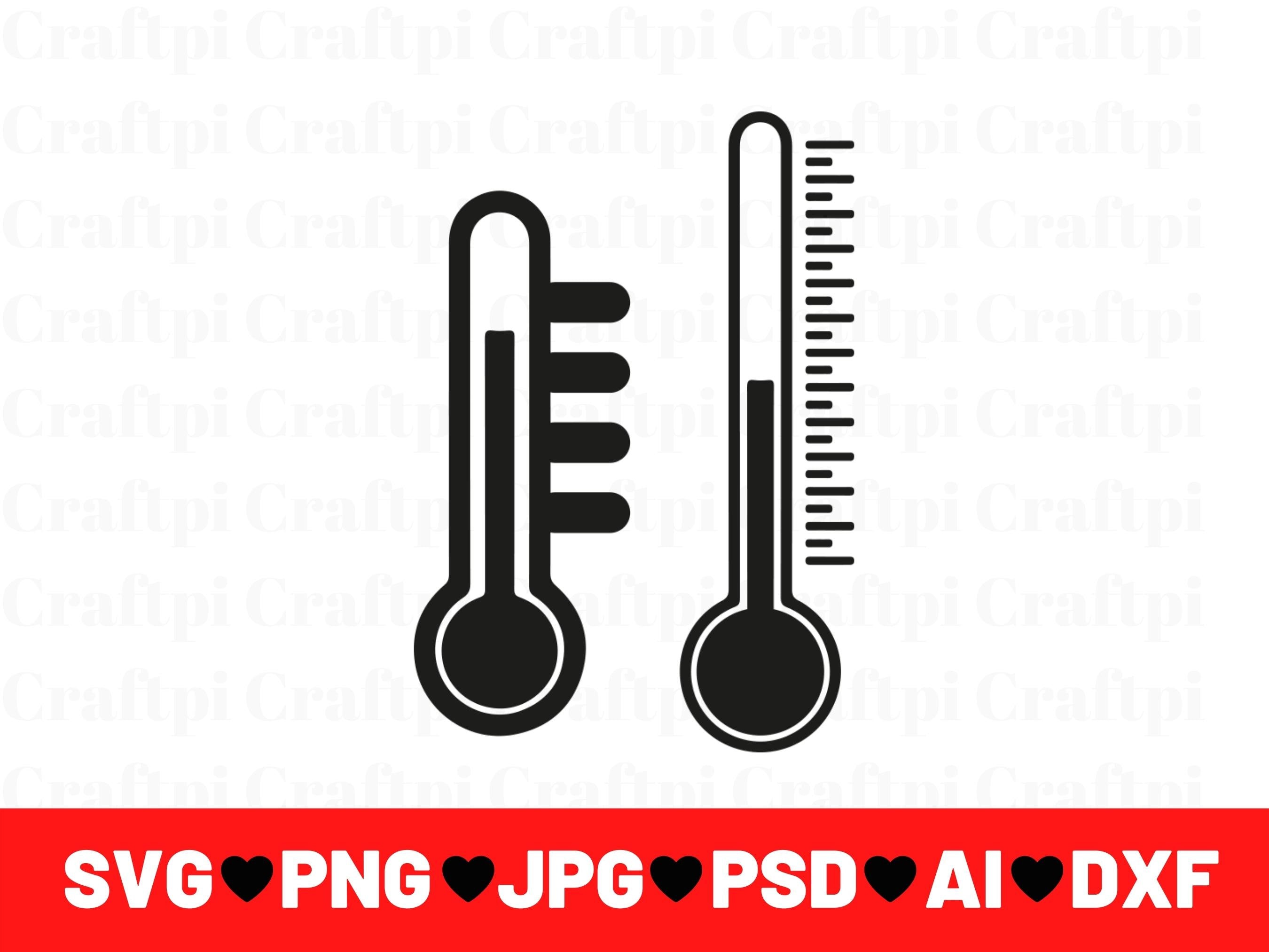 Thermometer Svg Temperature Svg Thermometer Clipart Thermometer Vector SVG  PNG DXF Clipart Vector Silhouette Sign Eps -  Norway