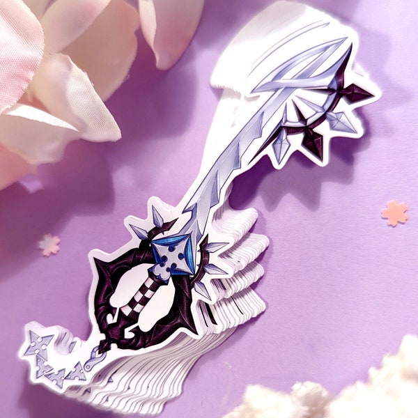 Two Become One Keyblade Sticker