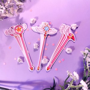 Sakura Kinomoto - Wands Stickers